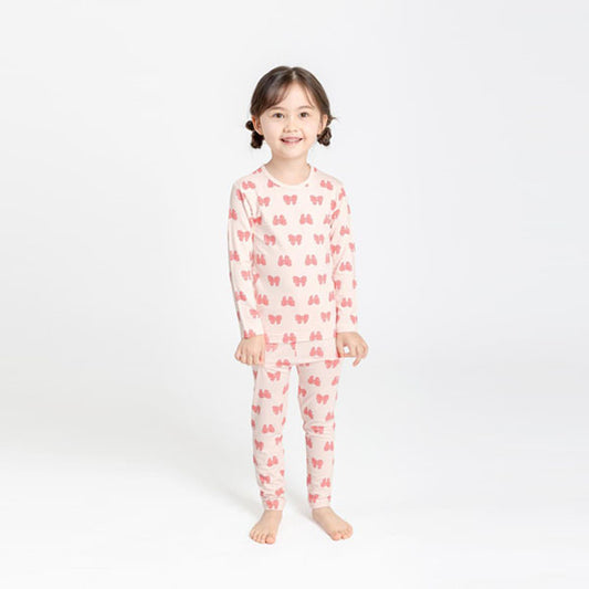 9/10 Length Rayon Span - Heart Ribbon