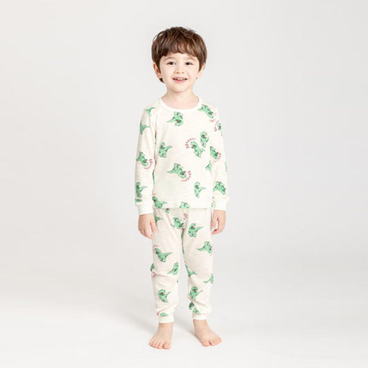 9/10 Length Modal Slub - Little T-Rex