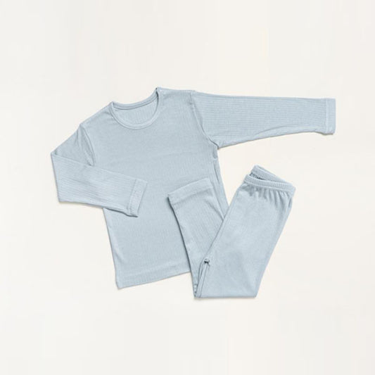 9/10 Length Modal Ribbed - Blue