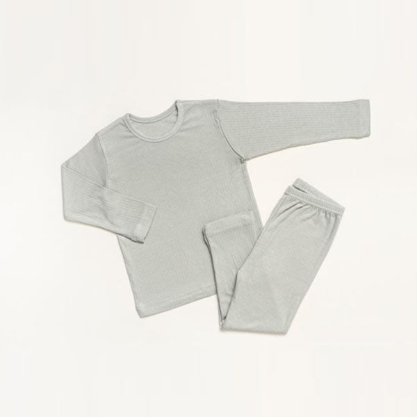 9/10 Length Modal Ribbed - Gray
