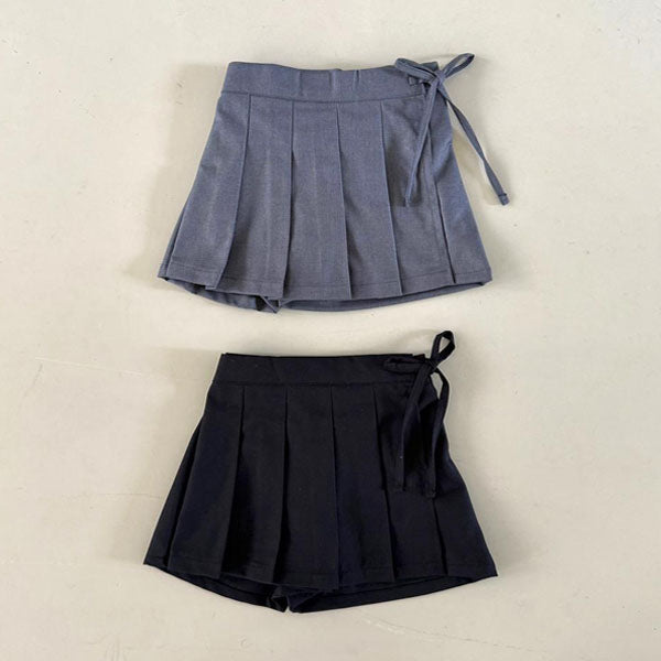 Culottes plisados con cinta