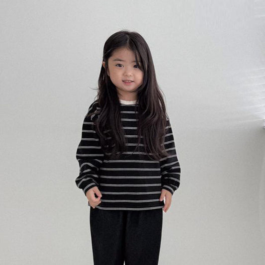 Note Stripe Boxy Tee