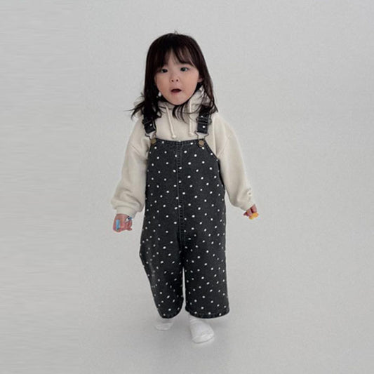 (Bebe) Dot Overall Suit