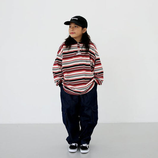 Dent Cargo Denim Pants