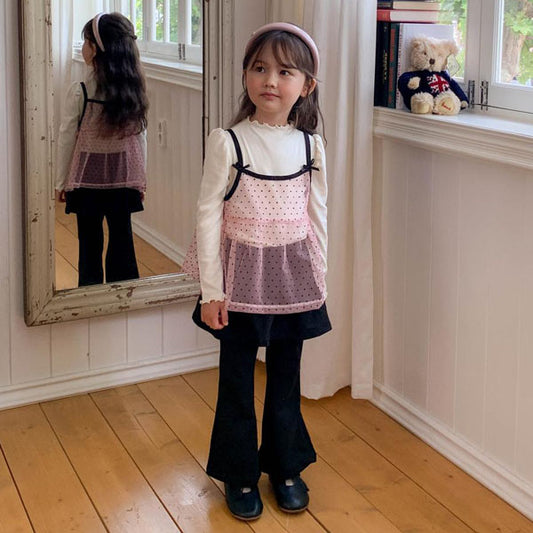 Falda de leggings con corte de bota