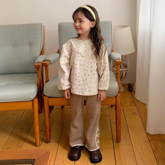 Pantalones acampanados de encaje Lael