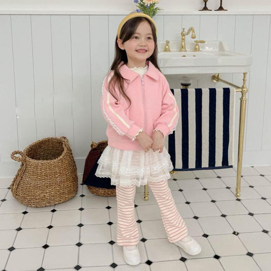 Pantalones acampanados de rayas