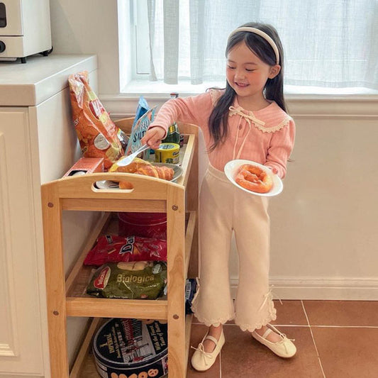 Pantalones acampanados de encaje Selly