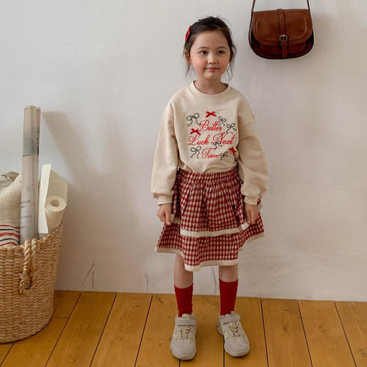 Falda a cuadros Kkangkkang