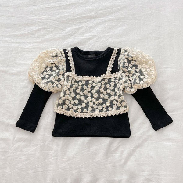 Embroidery Bustier Tee