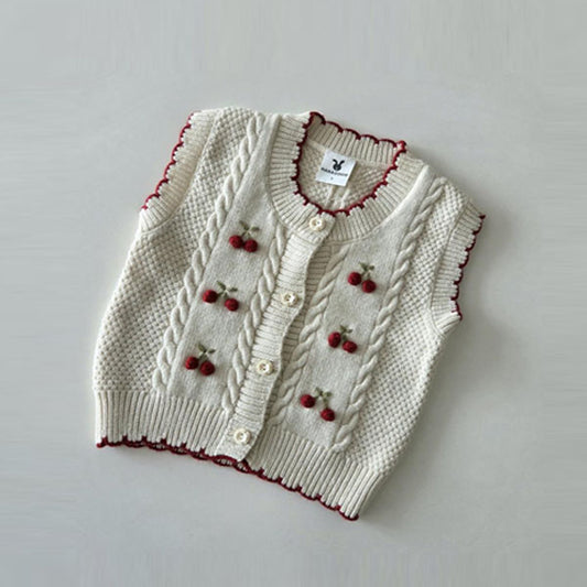 Cherry Pom Vest
