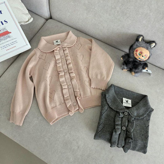 Heart Frill Cardigan
