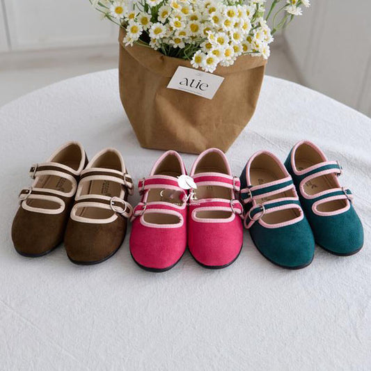 Y976 Duo Velvet Flats