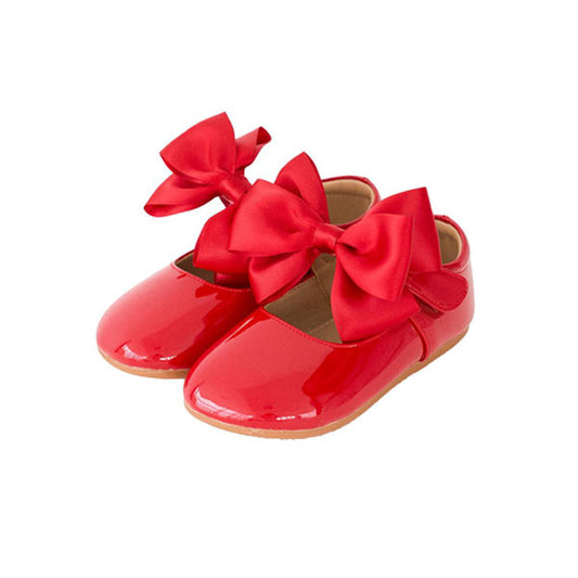BB433 Satin Enamel Flats