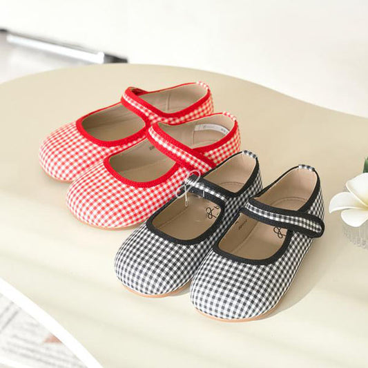 BB444 Check Basic Flats