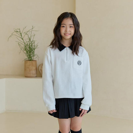 Jenny Pocket Half-Zip Tee