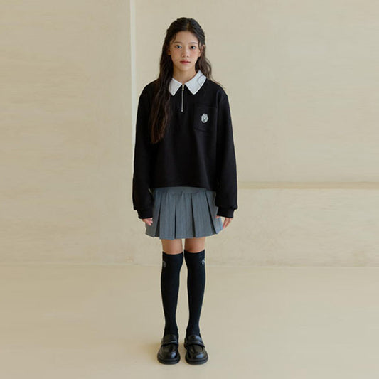 Pleated Plain Skirt (with inner shorts)