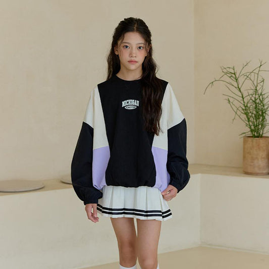 Color Block Wind Sweatshirt
