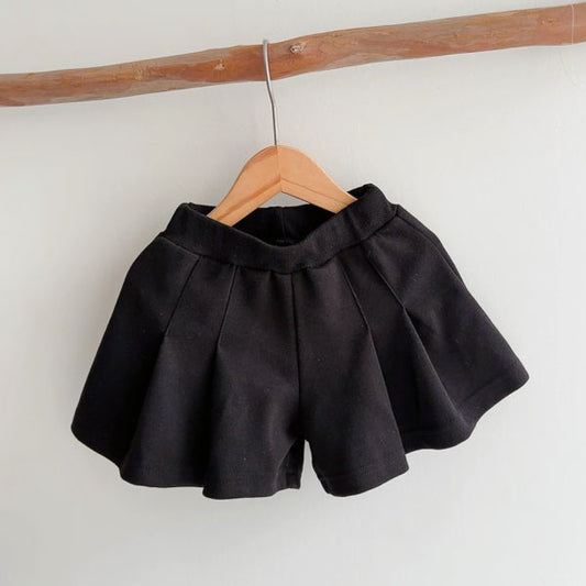 Double Pleated Skirt Pants