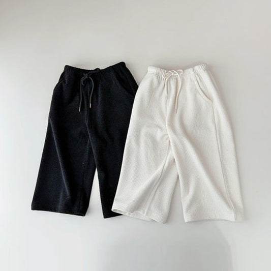 Soft Rib Wide Pants