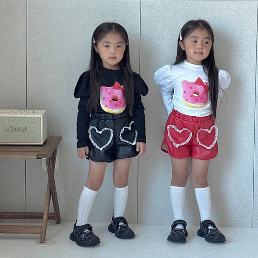 Kitty Donut Puff Tee