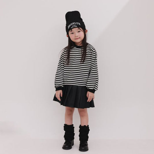 Leather Pleated Skirt