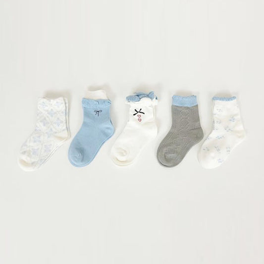 Sky Ribbon Socks Set