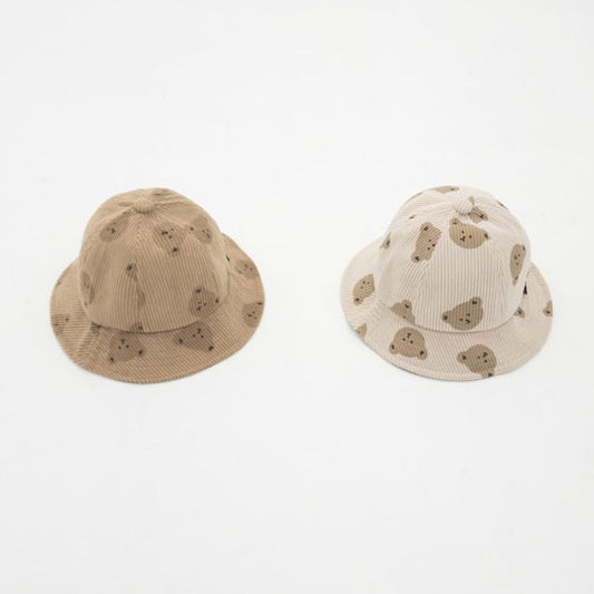Corduroy Bear Bucket Hat