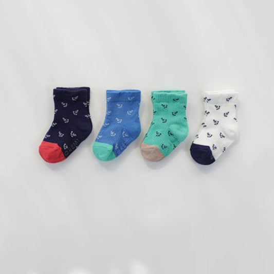 Marine Waffle Socks (4P)