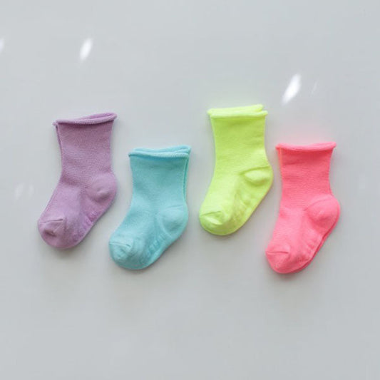 Mesh Neon Socks (4P)