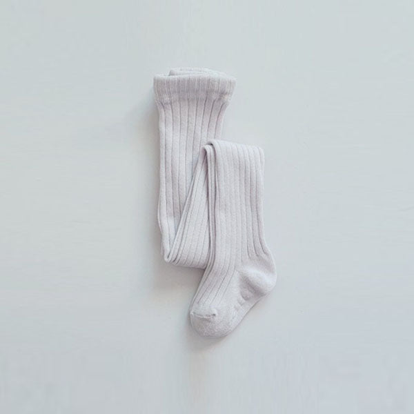 Ribbed Tights Lilac (1P)