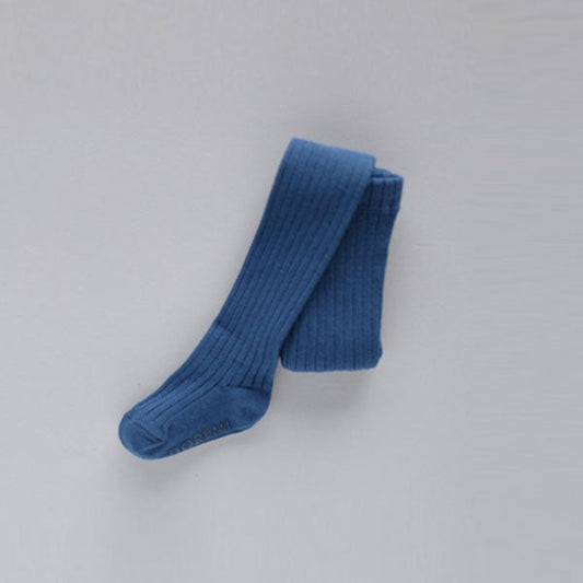 Ribbed Tights Monaco Blue (1P)