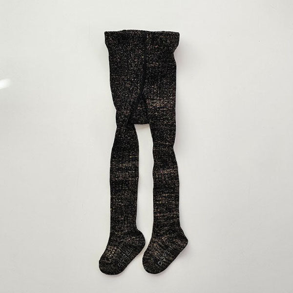 Glitter Tights Gold Black (1P)