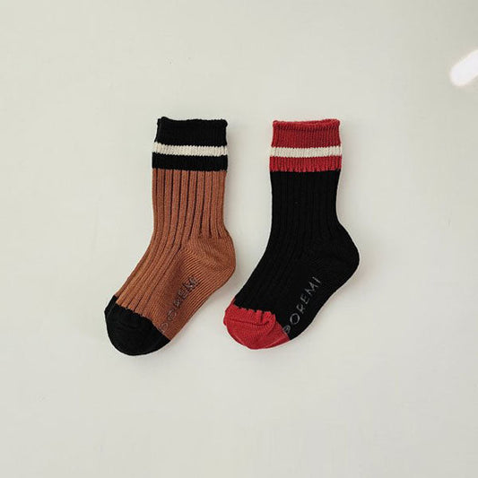 Sand Thick Socks Camel Set (2P)