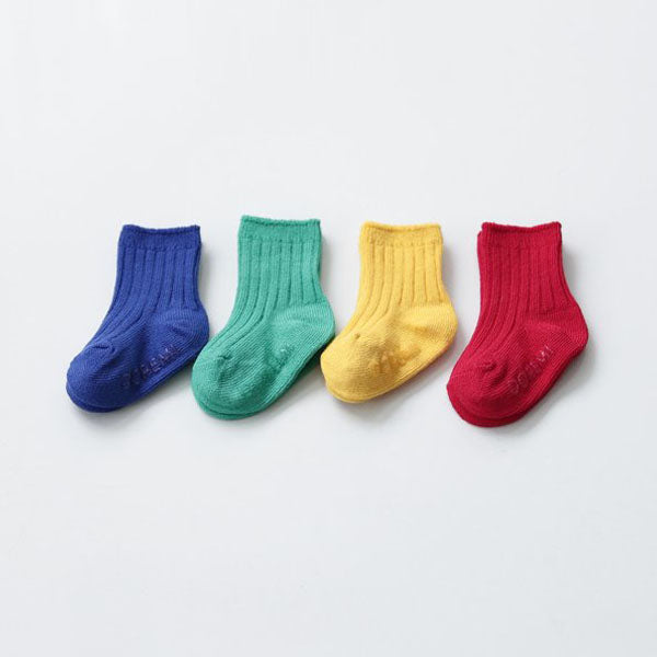 Traffic Light Rib Socks (4P)