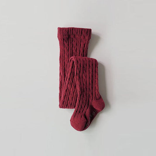 Cable Tights Wine (1P)
