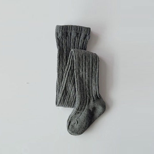 Cable Tights Charcoal (1P)