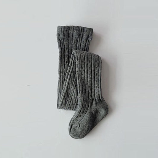 Cable Tights Charcoal (1P)