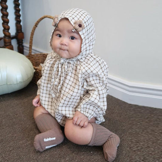 Sentimental Shirring Suit (with Bonnet Set)