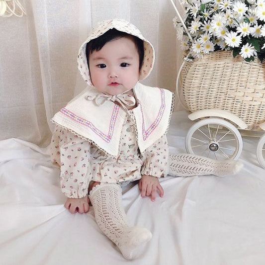 Rose (Romper + Hat + Bib Set)