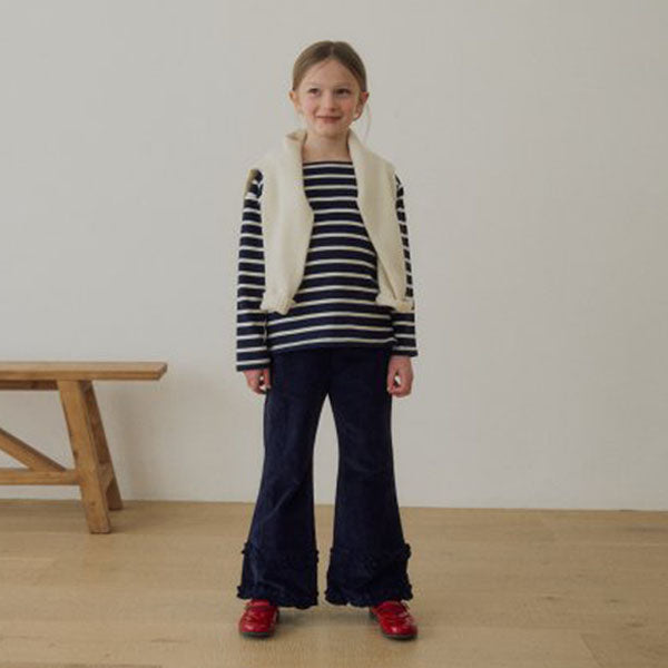 Lil Pants Korean toddler trousers in deep cream made in Korea