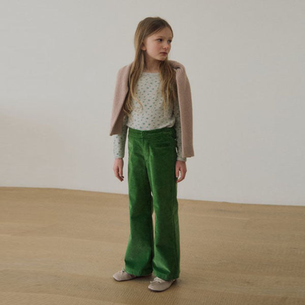 Aurora Pants Korean toddler trousers in cream made in Korea