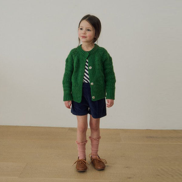 Crema Shorts Korean toddler shorts in mint made in Korea