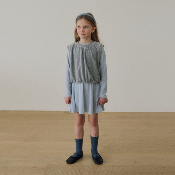 Cream Dress Korean toddler dress in butter made in Korea