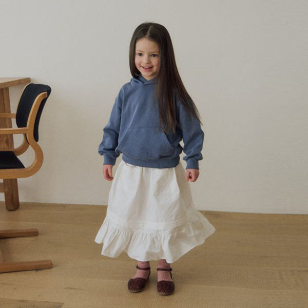 Kitchen Skirt Korean toddler skirt in off white made in Korea
