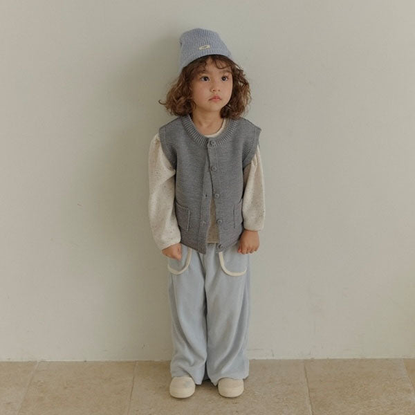 Union Pants Korean toddler pants in cream made in Korea