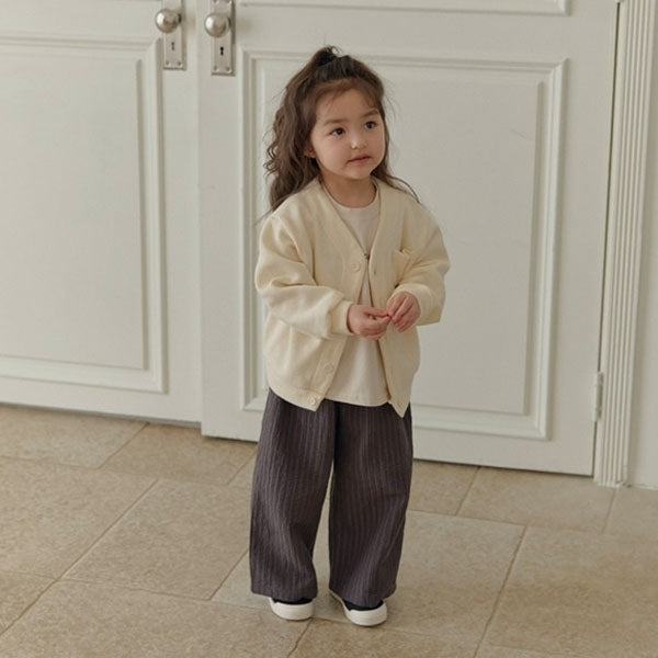 Pastry Pants Korean toddler pants in cream made in Korea