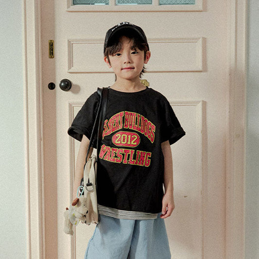 Dustin Short Sleeve Tee Korean juniors t-shirt in ivory made in Korea