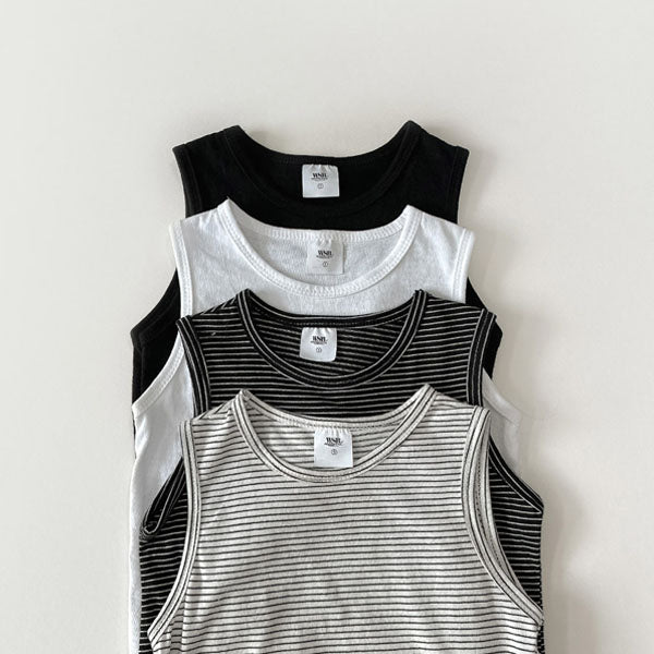 Layered Tank Top Korean juniors tank top in white made in Korea