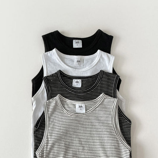 Layered Tank Top Korean juniors tank top in white made in Korea